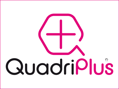 Logo Quadriplus courtier en imprimerie
